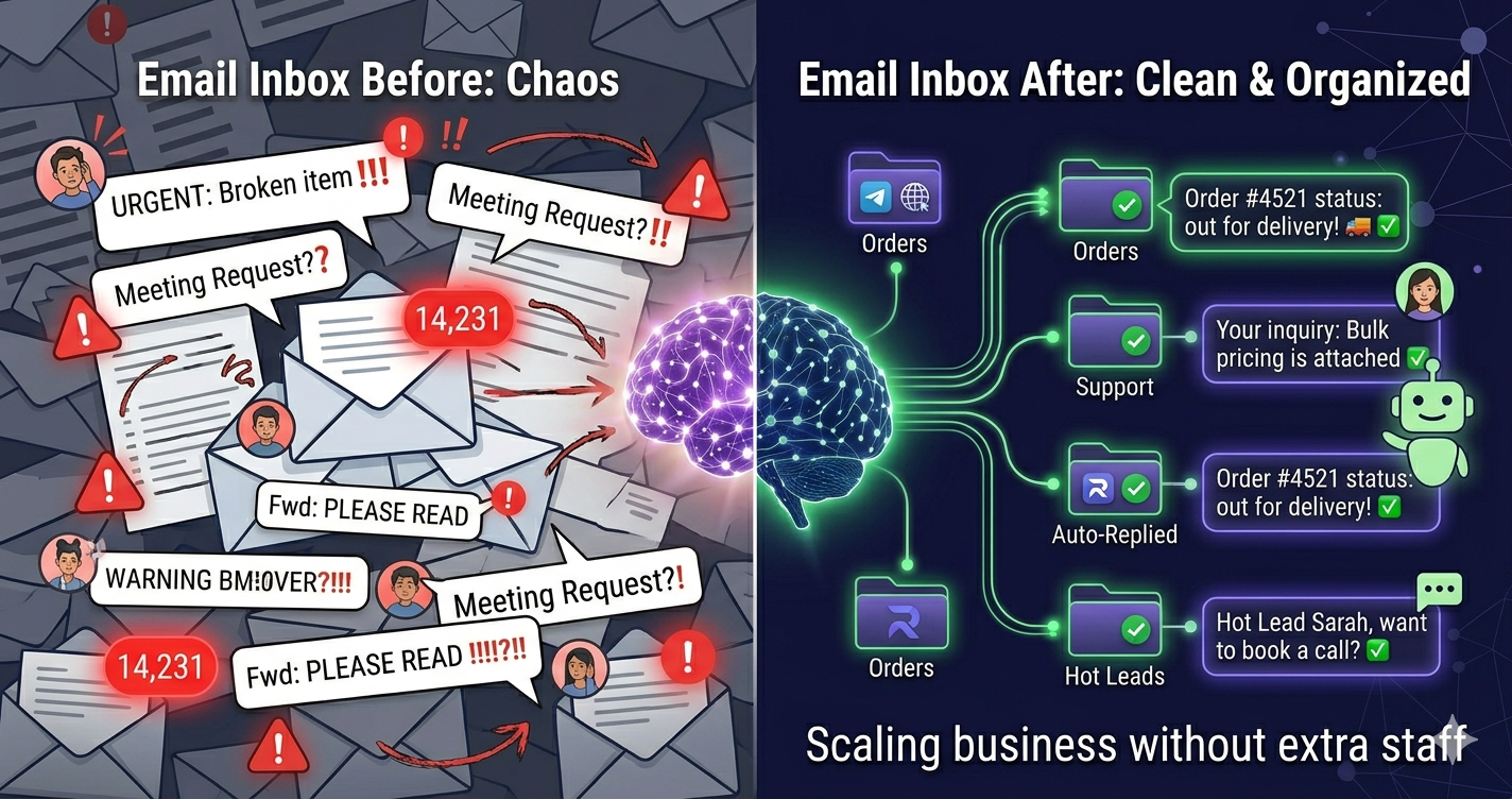 Stop Drowning in Business Emails — Let AI Handle Them